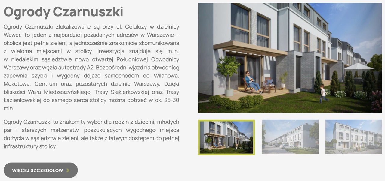 Ogrody Czarnuszki - Rodzinne apartamenty w pożądanej lokalizacji